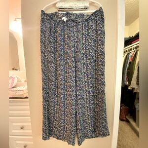 BP Wide leg floral pants XL